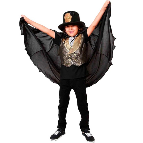 Fantasia Vampiro Drácula Halloween Infantil Traje Luxuoso Para Meninos - M  6 - 9 - Ri Happy