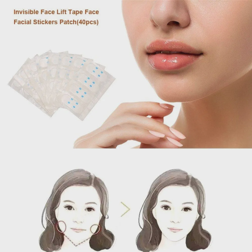 40pcs Adesivos Invisible Face Lift Tape Face Facial Patch Rugas Linha  Facial Flacidez Da Pele V-shap em Promoção na Americanas