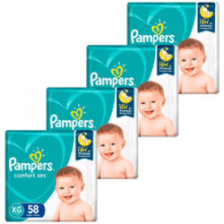 Kit De Fraldas Pampers Xg Confort Sec Super - 174 Unidades é boa?