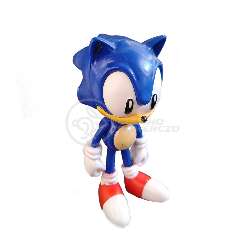 Coleção Boneco Action Figure Metal Sonic The Hedgehog 16cm Somic