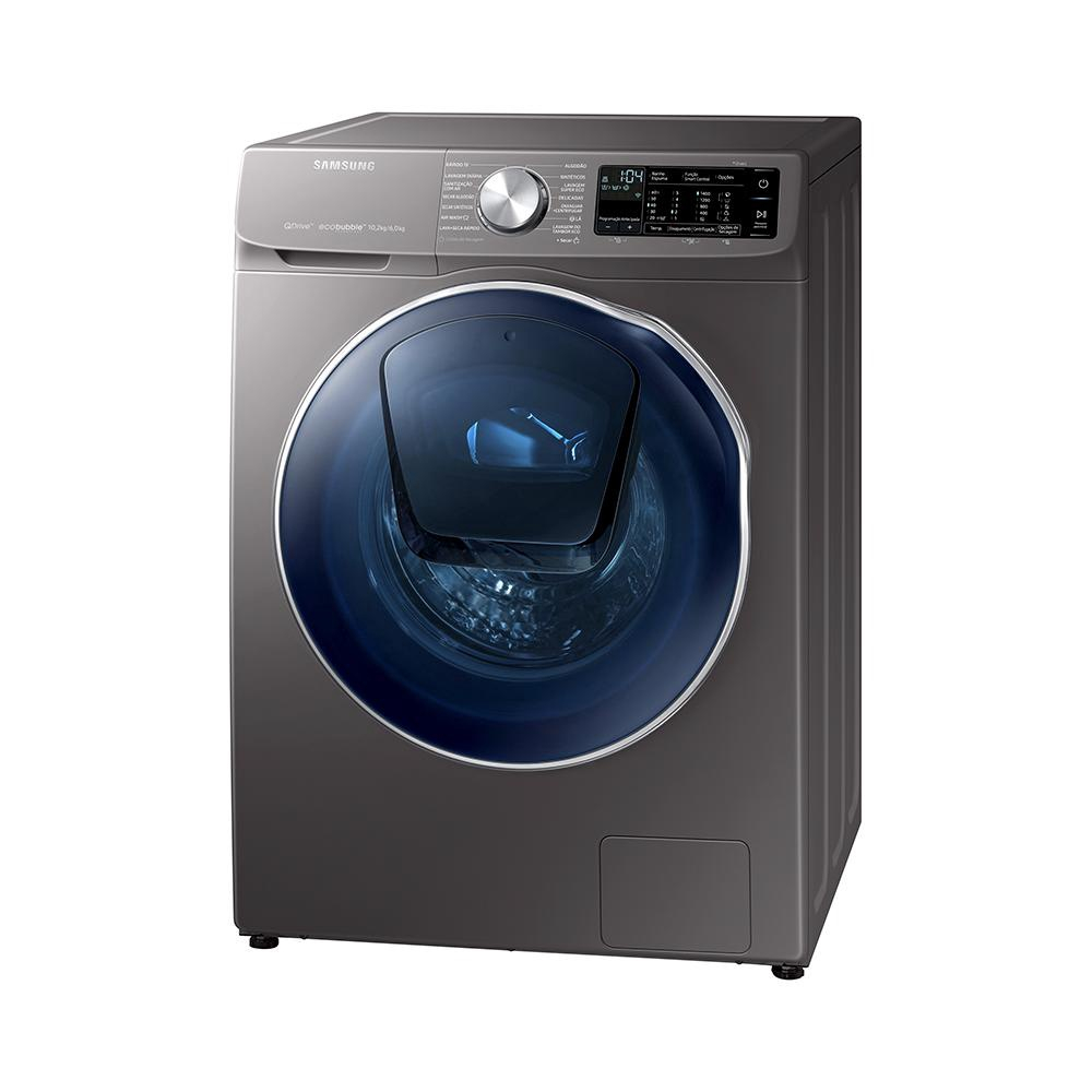 Lava E Seca Samsung Qdrive 10.2 Kg, Ecobubble, Lavagem A Seco, Porta ...