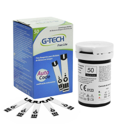 Tiras Reagentes G-Tech Free Lite- Glicemia 50 Unidades Menor preço em Tiras Reagentes G-Tech Free Lite- Glicemia 50 Unidades
