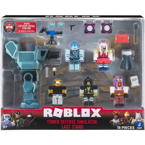 Boneco Roblox Set com 5 Tower Defense Simulator + Item Code - Jazwares -  Bonecos - Magazine Luiza