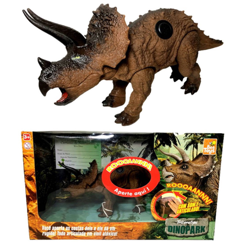 Dinossauro Brinquedo Vinil Boneco Infantil Dino Rex