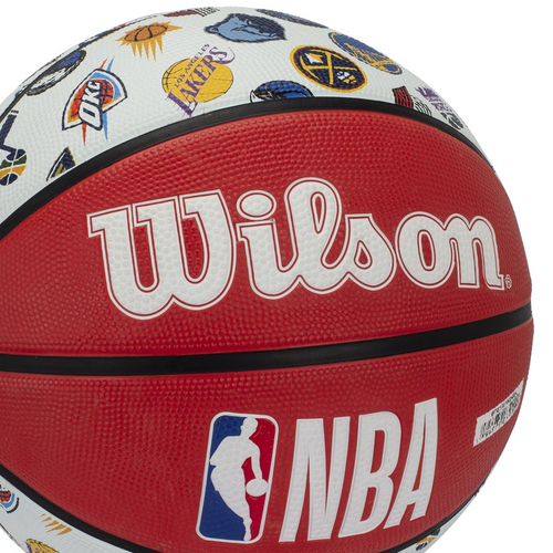 Bola Basquete Wilson NBA All Team Tam 7 Vermelha Branca e Azul