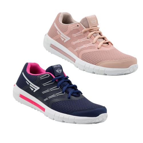 Kit 2 Pares T nis Feminino Zeus Esportivo Corrida Caminhada