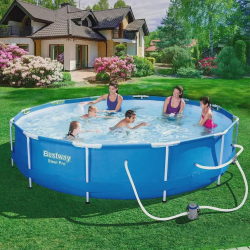 Piscina Estrutural 6.473 Litros com Bomba Filtro Bestway é boa?