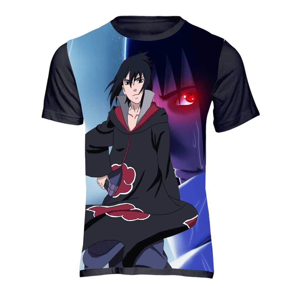 Camiseta Camisa Simbolo Clã Uchiha Itachi Sasuke Obito - Estilo Kraken -  Camiseta Feminina - Magazine Luiza