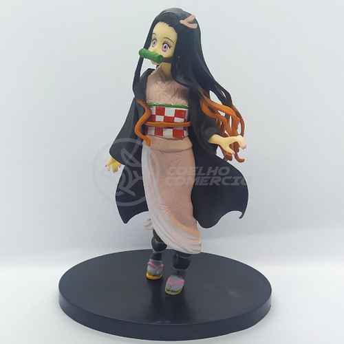 Boneco Figure para coleção Nezuko Kamado Anime Kimetsu no Yaiba