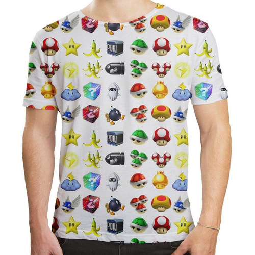 Camiseta Mario Bros Nintendo Jogos Antigos no Shoptime