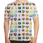 Camiseta Masculina Jogo Super Mario World Estampa Hd Md04