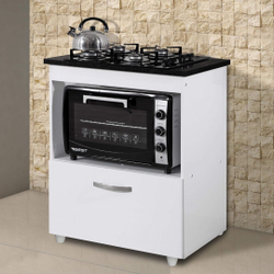 Balcão para Cooktop e Forno 1 Gaveta Smart Siena Móveis Branco é boa?