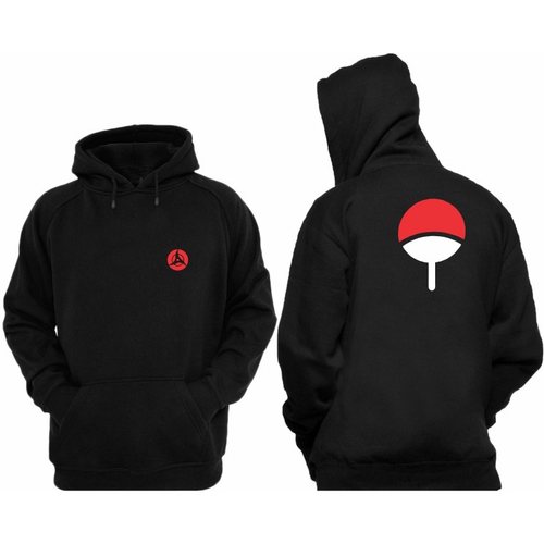 Moletom Unissex Canguru Blusa de Frio Personagens Anime Naruto