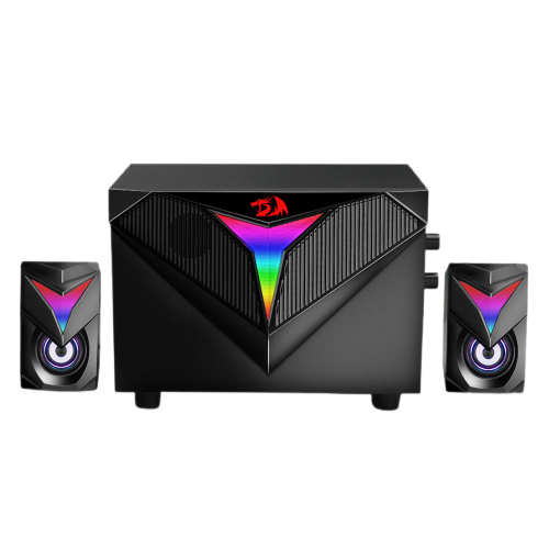 Redragon-alto-falantes De Jogo Gs700 Toccata, Barra De Som Para Pc, Música  Surround Stereo, 3.5mm, Rgb 2.1, Bass Pesados - Faz a Boa!