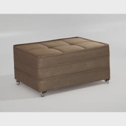 Puff Cama Solteiro Com Rodízios Lindecor Dobrável cor Bordo Menor preço em Puff Cama Solteiro Com Rodízios Lindecor Dobrável cor Bordo