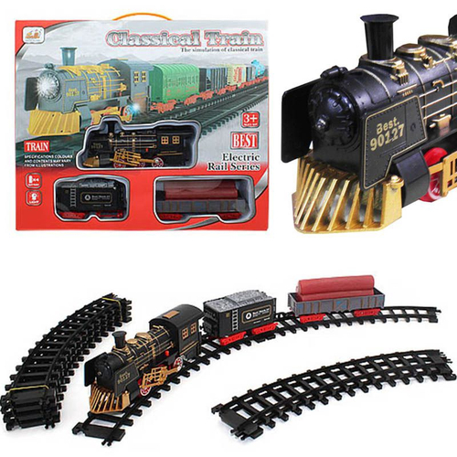 FERRORAMA INFANTIL MINI TREM ELETRICO HERO SQUAD LOCOMOTIVA TRILHOS A PILHA