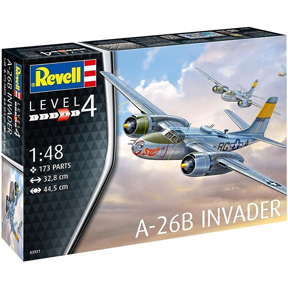 Aviao Douglas A-26B Invader 03921 - Revell Alema | Submarino