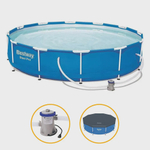 Piscina Estrutural 6.473 Litros + Filtro + Capa Bestway