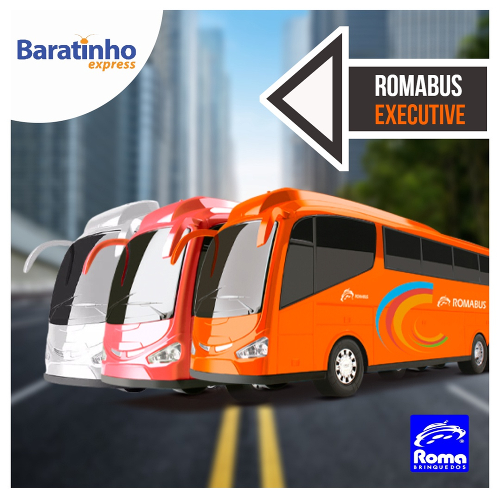 Ônibus Executivo de Viagem de Brinquedo em Pormoção