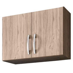 Armário Aéreo de Cozinha 2 Portas Castanho Avelã - ajl é boa?