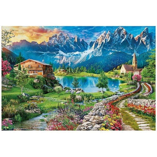 Quebra Cabeça 6000 Peças Puzzle Recanto das Flores - Fantasias