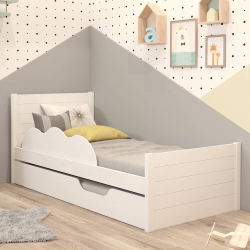 Bicama Infantil com Cama Auxiliar e Rodizios - Branco é boa?