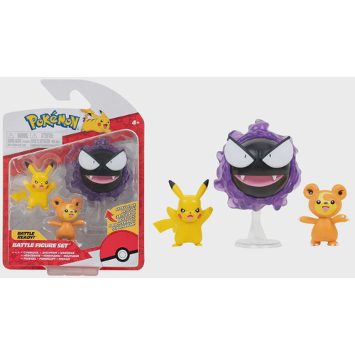 Pokemon Battle Figure Conjunto Com 8 Bonecos Dtc - 4846