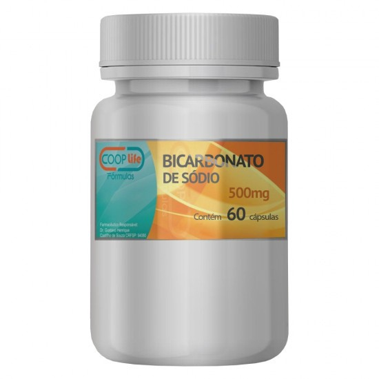 Bicarbonato De Sódio 500mg - 60 Cápsulas | Submarino