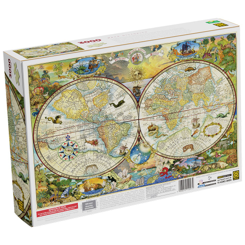 Puzzle 3000 Peças Mapa Histórico Em Promoção Ofertas Na Americanas 5833