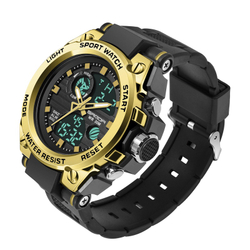 Relógio de pulso Masculino Sanda 739 estilo militar e esportivo Menor preço em Relógio de pulso Masculino Sanda 739 estilo militar e esportivo