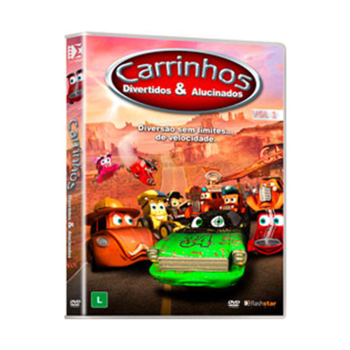 Dvd Infantil os Carrinhos Volume 1 - Lar&Lazer