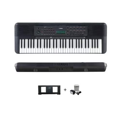 Teclado Yamaha PSR E473 5/8 + Suporte X + Capa+ Pedal Cherub