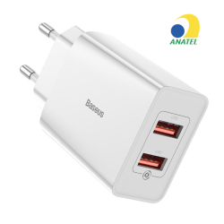 Carregador de Parede Baseus Speed Mini qc Dual 18w é boa?