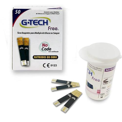 50 Tiras Reagentes G-Tech Free 1 Glicemia é boa?