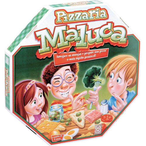 Jogo Pizzaria Maluca Grow Brinquedo Tabuleiro Criança em Promoção na  Americanas