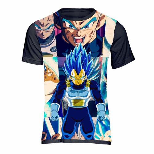 Camiseta Vegeta dbz Anime Mangá Desenho 1039 em Promoção na Americanas