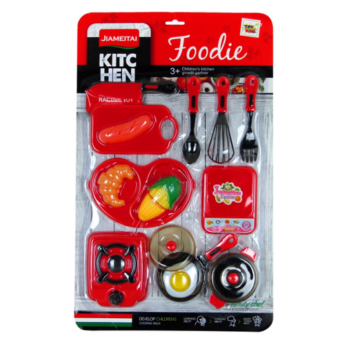 Kit Jogo Cozinha Utensílios Comidinha Infantil Brinquedo no Shoptime