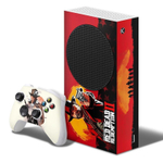 Adesivo Skin Xbox Series S e dois Controles Red Dead Redemption b1