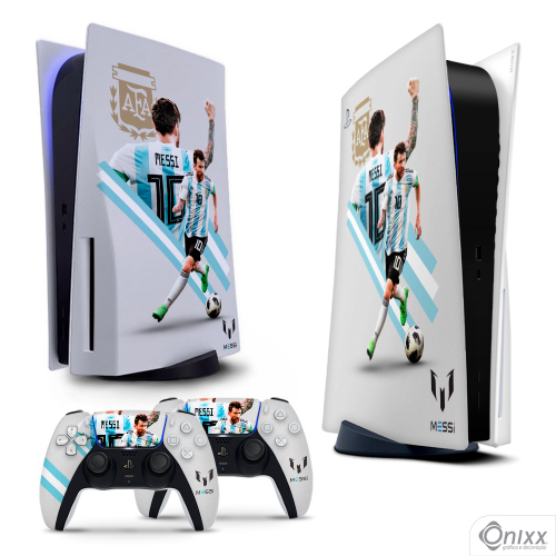 Skin xbox Series X Adesiva Messi Argentina em Promoção na Americanas