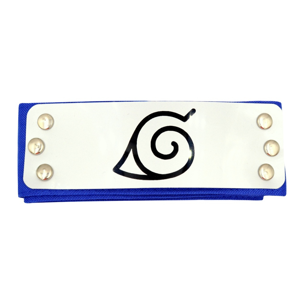 Bandana Azul Naruto Aldeia Vila Da Folha Ninja Anime Nº1 no Shoptime