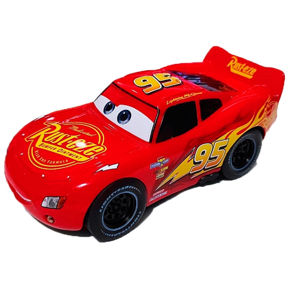 Carrinho Mcqueen c/ Luz Sons Metal 17616-95 Carros 3 Disney em