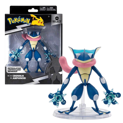 Brinquedo Pokemon Greninja Na Pokebola Boneco Articulado em