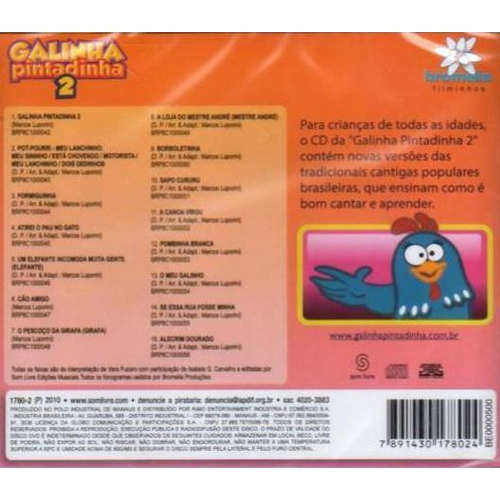 Cd + Dvd Galinha Pintadinha 4 (2 Discos) em Promoção na Americanas