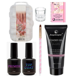 Kit Poligel Polygel Unhas Unha Em Gel Pincel Molde F1 Primer
