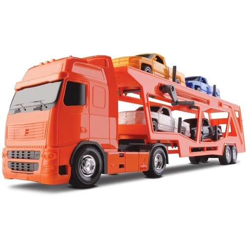 Brinquedo Caminhão Cegonheira Carreta Com 4 Carrinhos - Bs Toys em Promoção  na Americanas