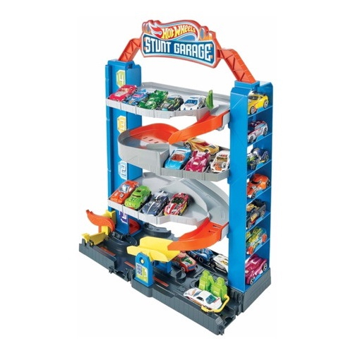 Pista De Carrinhos Hot Wheels City Garagem 4 Pisos Original em