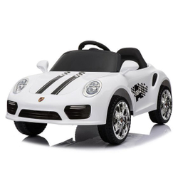 Carro Infantil Elétrico Mini Porsche Branco Luzes Som Controle Remoto Menor preço em Carro Infantil Elétrico Mini Porsche Branco Luzes Som Controle Remoto