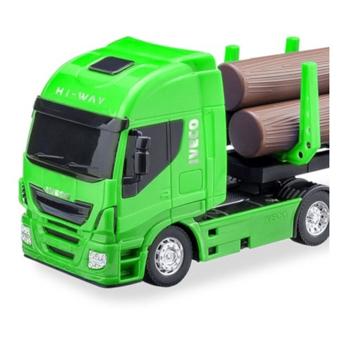 Brinquedo Caminhão Tora Hi Way Iveco Verde