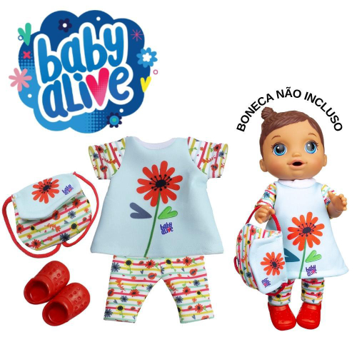 Roupa boneca baby alive hasbro ORIGINAlL - kit bailarina no Shoptime