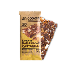 Barra De Banana Com Castanhas Sem Glúten Vegano Uncooked 30G é boa?